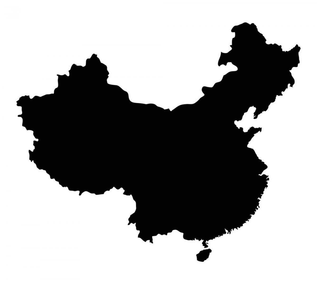 中国轮廓图